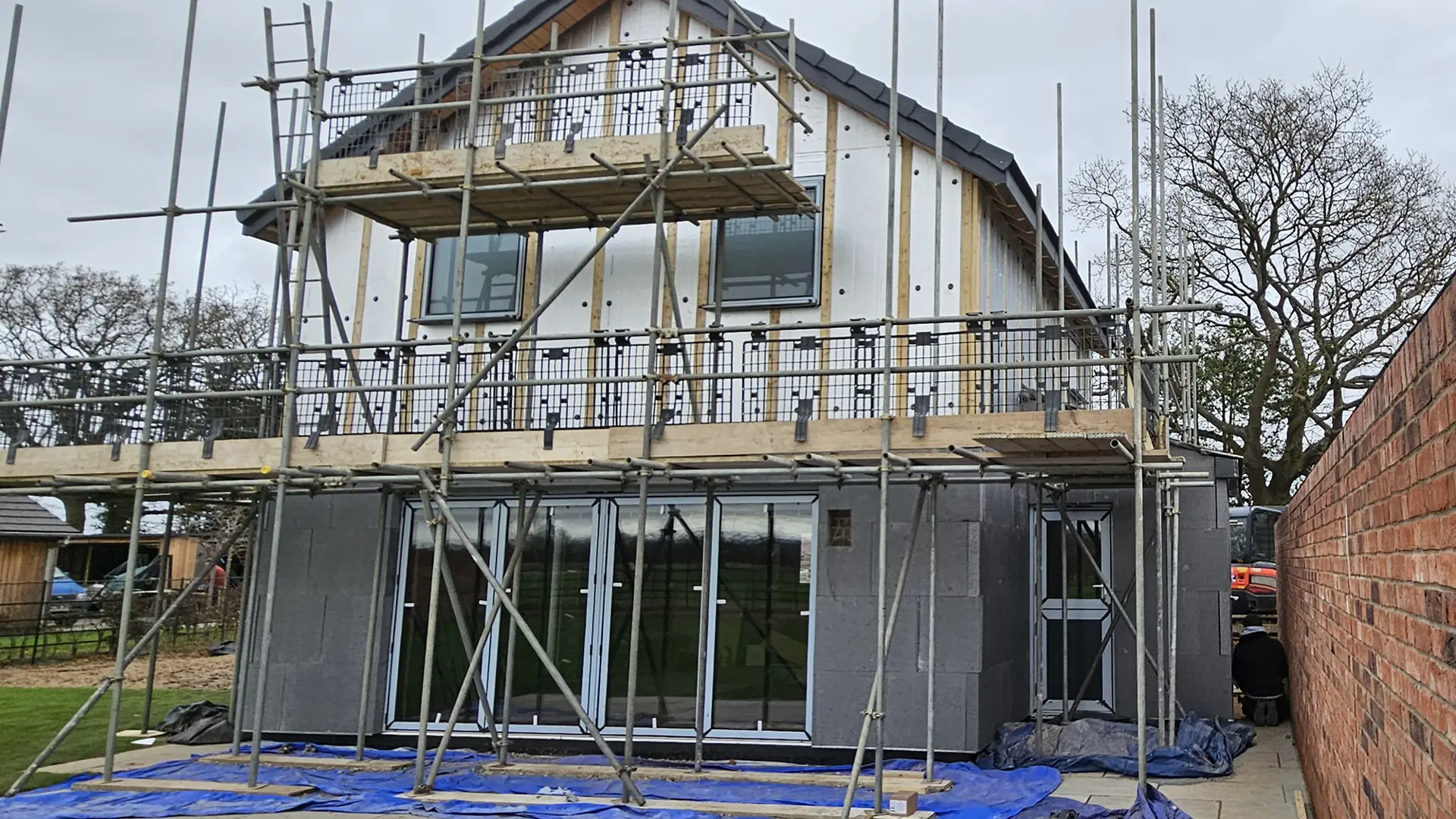 External wall insulation, cladding and silicone render in Ardleigh 2