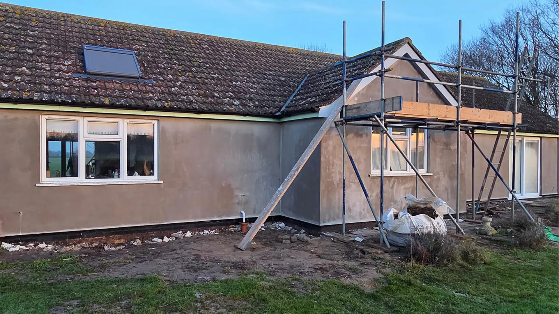 Saxtead Insulation and Render 4