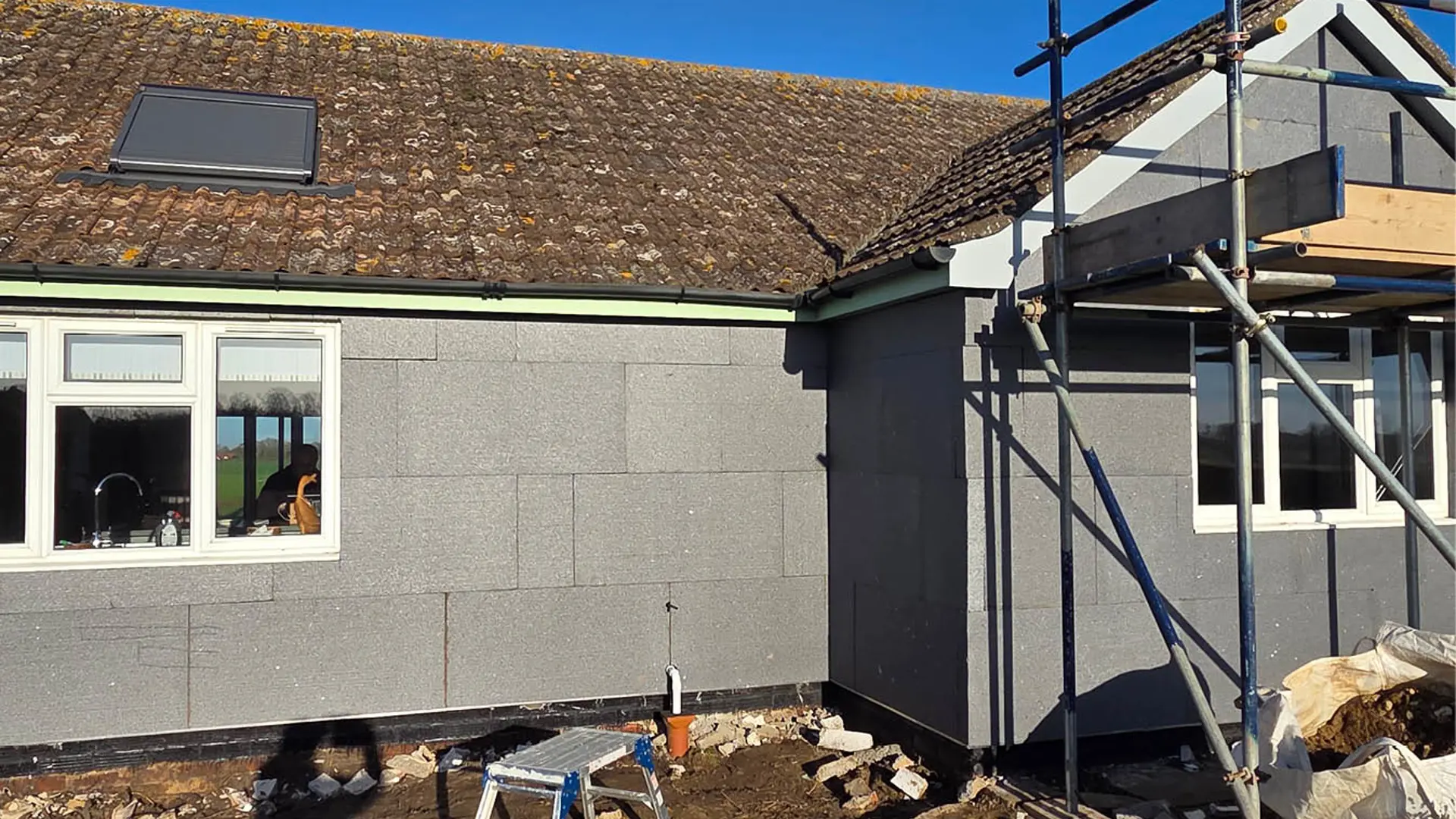 Saxtead Insulation and Render 3