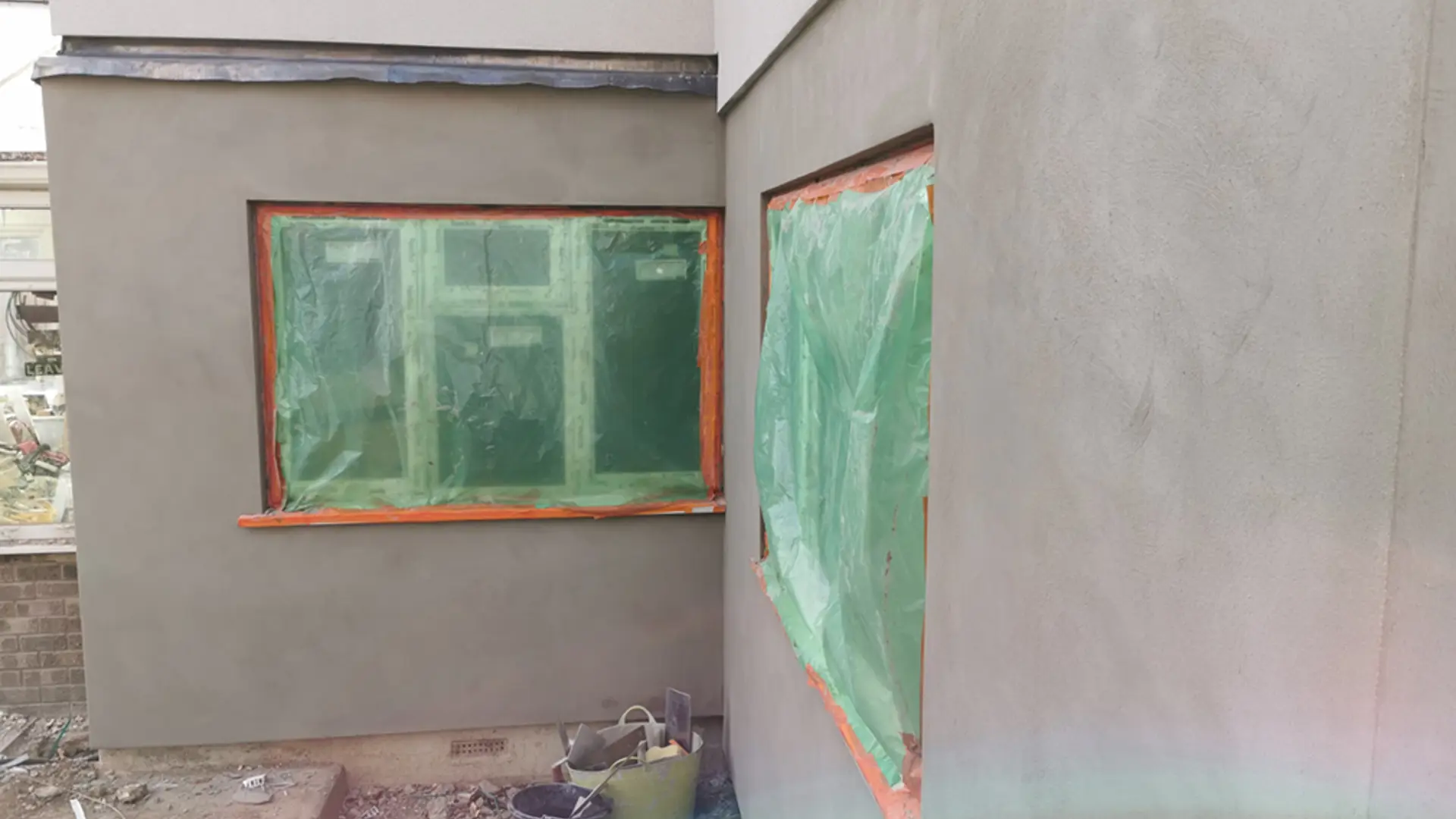 External wall insulation and silicone render in Sudbury 2